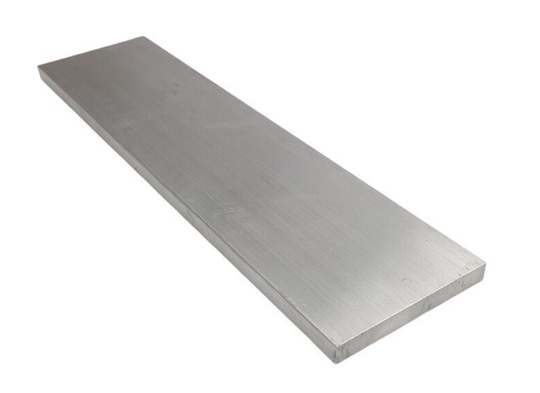 6061 Aluminum Flat Bar, 1/2" x 4" x 16" long, Solid Stock, Plate, Machining, T6511