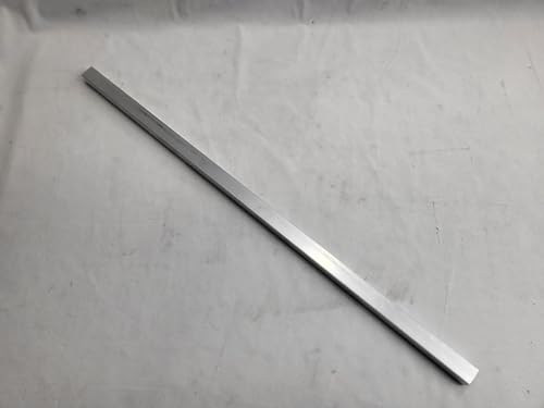 6063 Aluminum Tube 1x2 Rectangle, 1/8" Wall Thickness, 46" Long, T52 Hollow - Made In USA