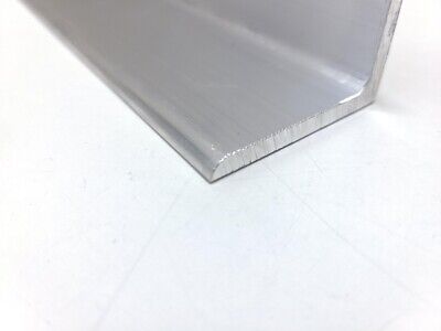 6061 Aluminum Angle, 2" x 2" x 24", 3/16" Thick Walls, Solid Stock, Bracket, Temper: T6511