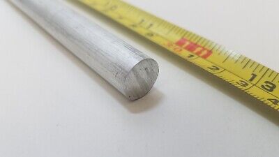 6061 Aluminum Round Bar, 1/2" Round, 12" long, Lathe, Solid, T6511, 4 pk