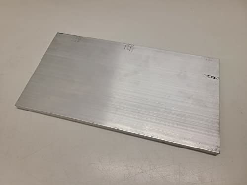 6061 Aluminum Flat Bar, 3/8" x 6" x 10" Long, Solid Stock, Plate, Machining, T6511