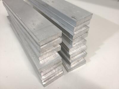 6061 Aluminum Flat Bar, 1/2" x 2" x 10" long, Solid Stock, Plate, Machining