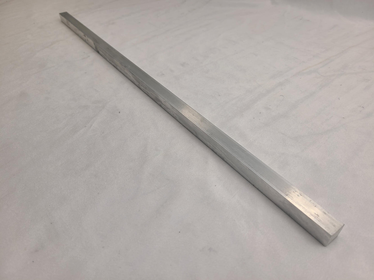 6061 Aluminum Square Bar, 5/8" Square x 36" Long, Solid Stock, T6511