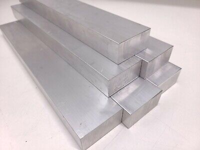 6061 Aluminum Flat Bar, 1 x 2 x 11" long, Solid Stock, Plate, Machining, T6511