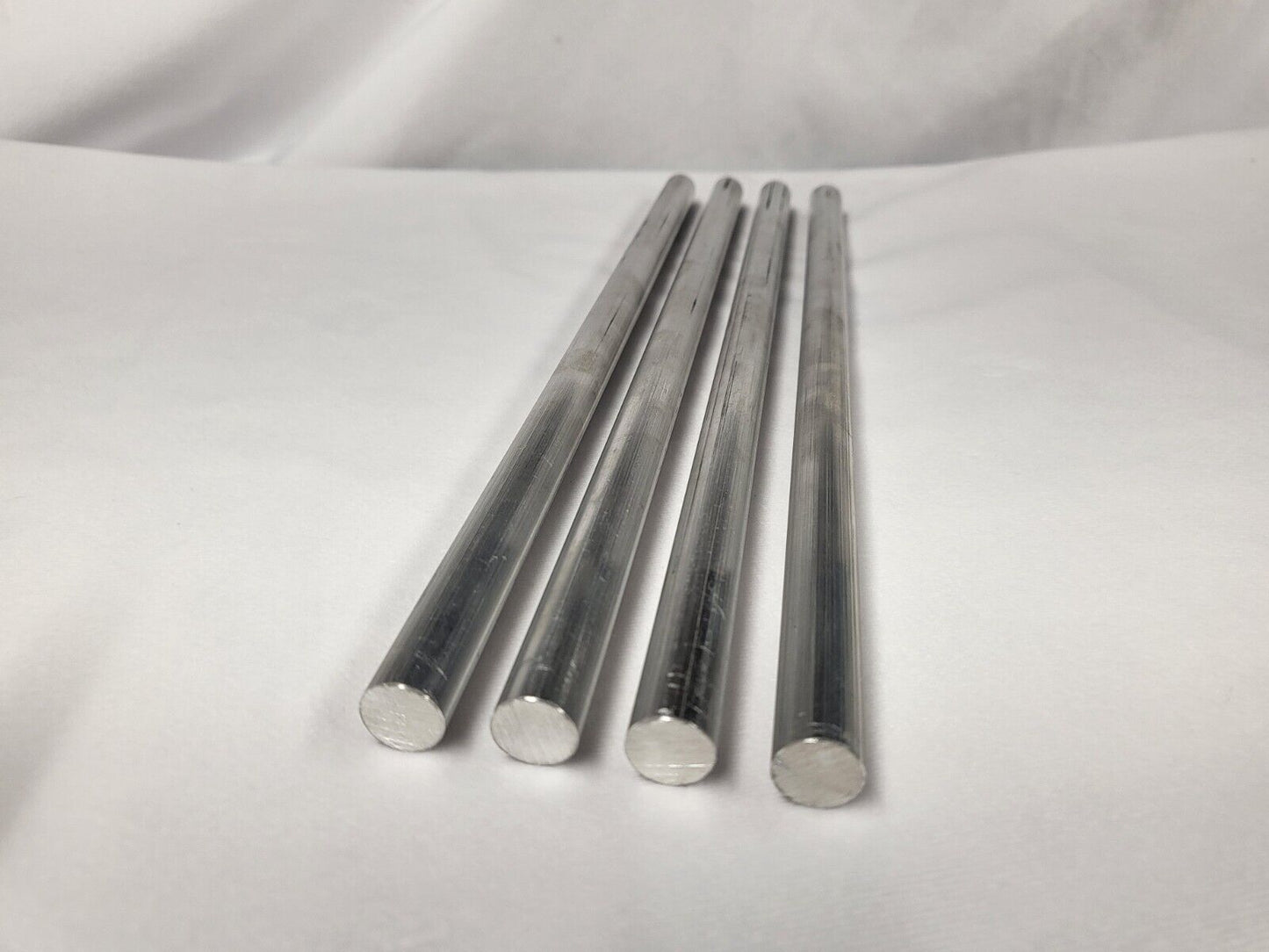 6061 Aluminum Round Bar, 1/2" Round, 10" long, Lathe, Solid, T6511, 4 pack