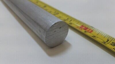 6061 Aluminum Round Bar, 7/8" Round, 12" long, Lathe, Solid, T6511, 2pk