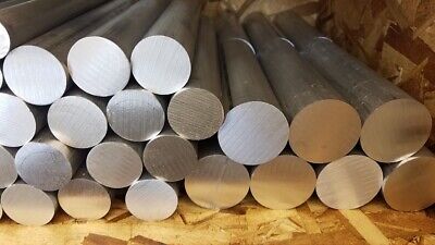 6061 Aluminum Round Bar, 2-1/8" Round, 24" long, Lathe, Solid, T6511, 2.125