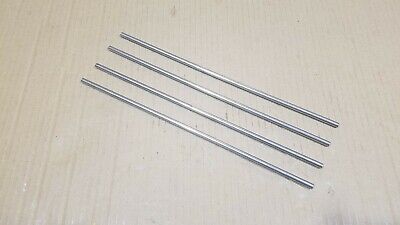 304 Stainless Steel 1/4" Round, 12" long bars, rods, 4 pack