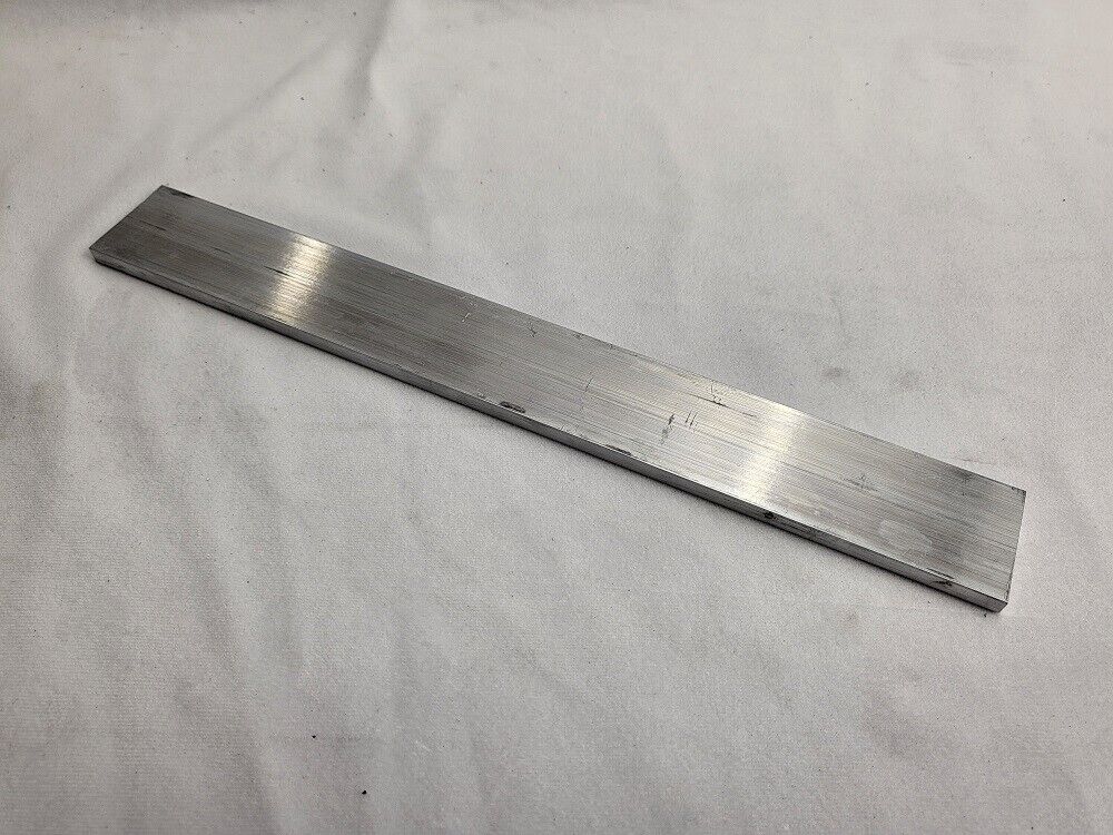 6061 Aluminum Flat Bar, 1/4" x 1-1/2" x 12" long, Solid Stock, Plate, machining