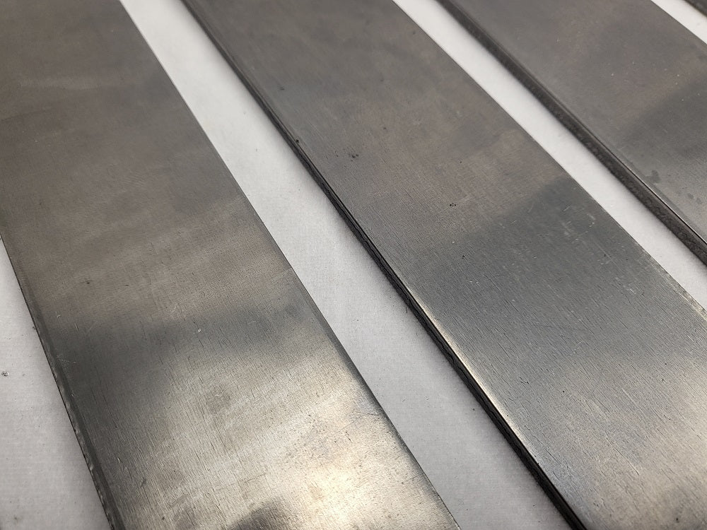 1095 Cold Rolled Carbon Steel 3/16" x 1-1/2" x 12", Knife Making Stock 5 PACK