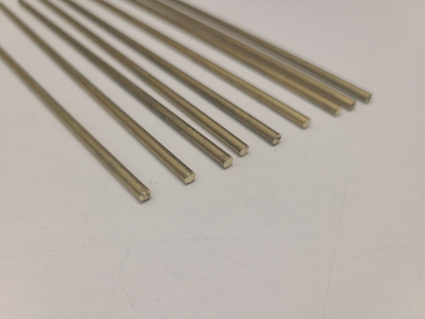 C360 Brass Pins, 1/8" round bar 6" long, H02, Knife making, handles, pins 12 pk