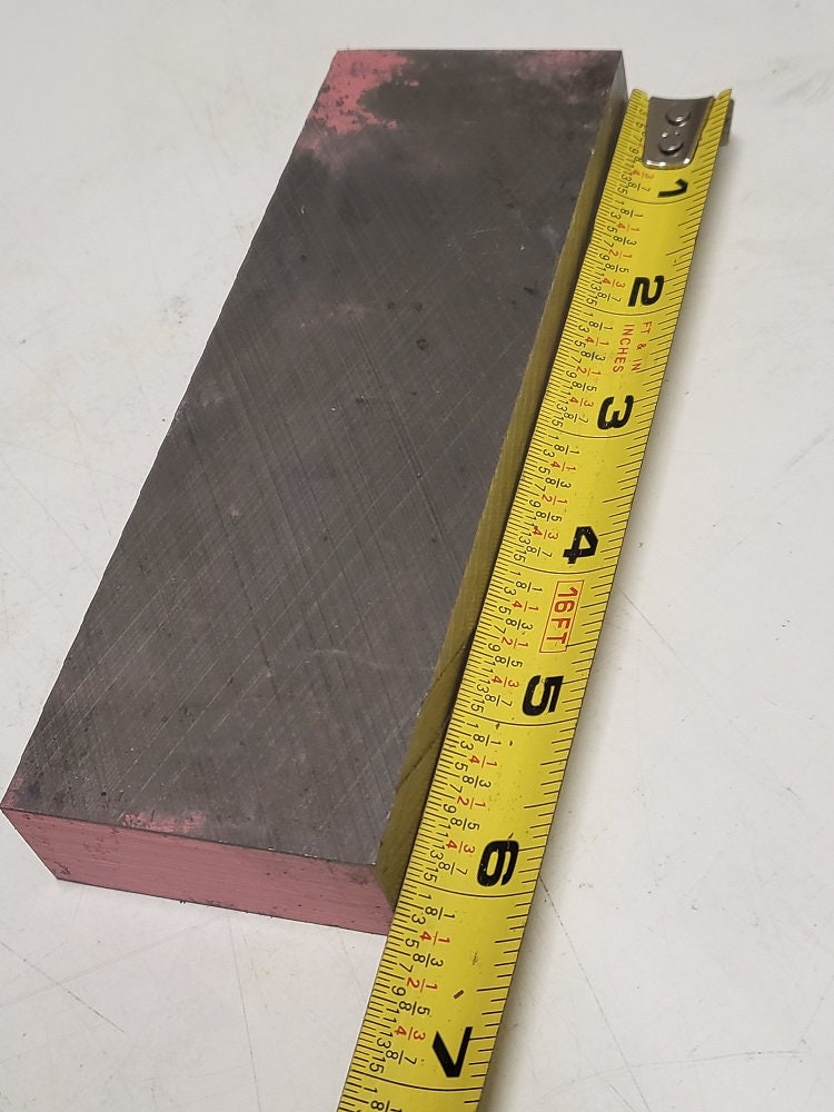 4140 Steel 3/4" x 2", 6" long bar, Heat Treated, Blacksmithing, Forging