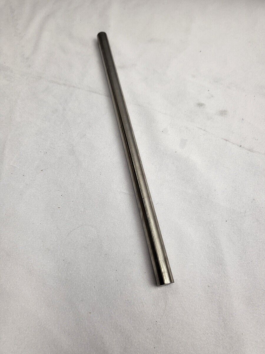 304 Stainless Steel 1/2" Round, 11" long bar, rod