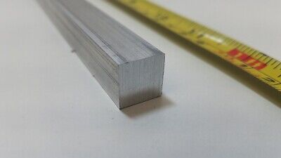 6061 Aluminum Square Bar, 1/2" Square x 12" long, Solid Stock, T6511, 4 pack