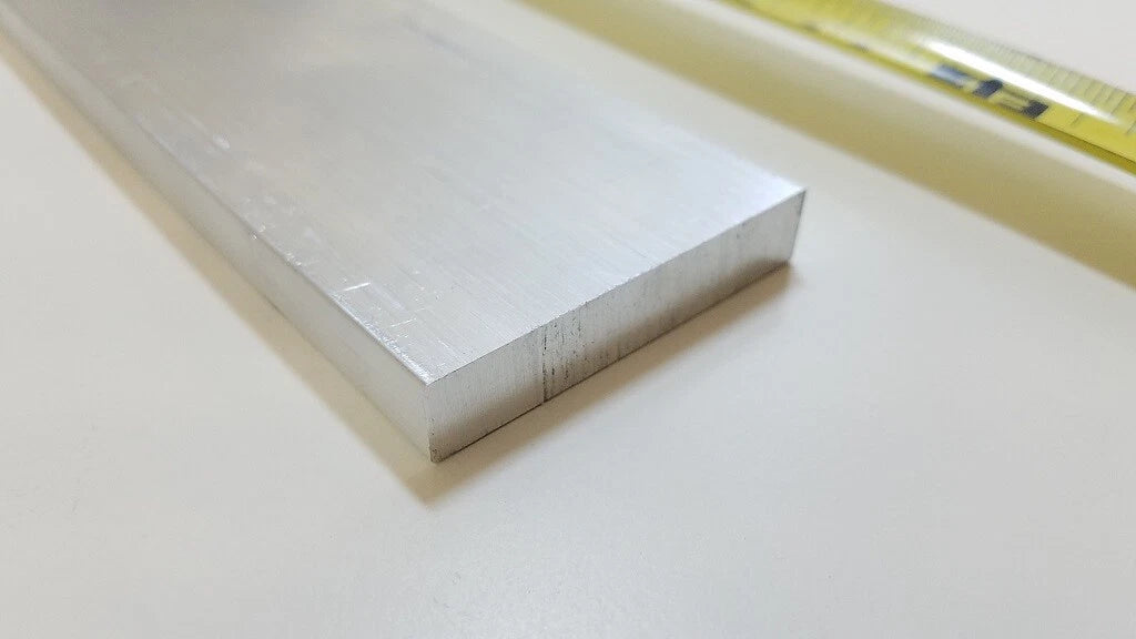 6061 Aluminum Flat Bar, 1/2" x 2" x 46" long, Solid Stock, Plate, Machining