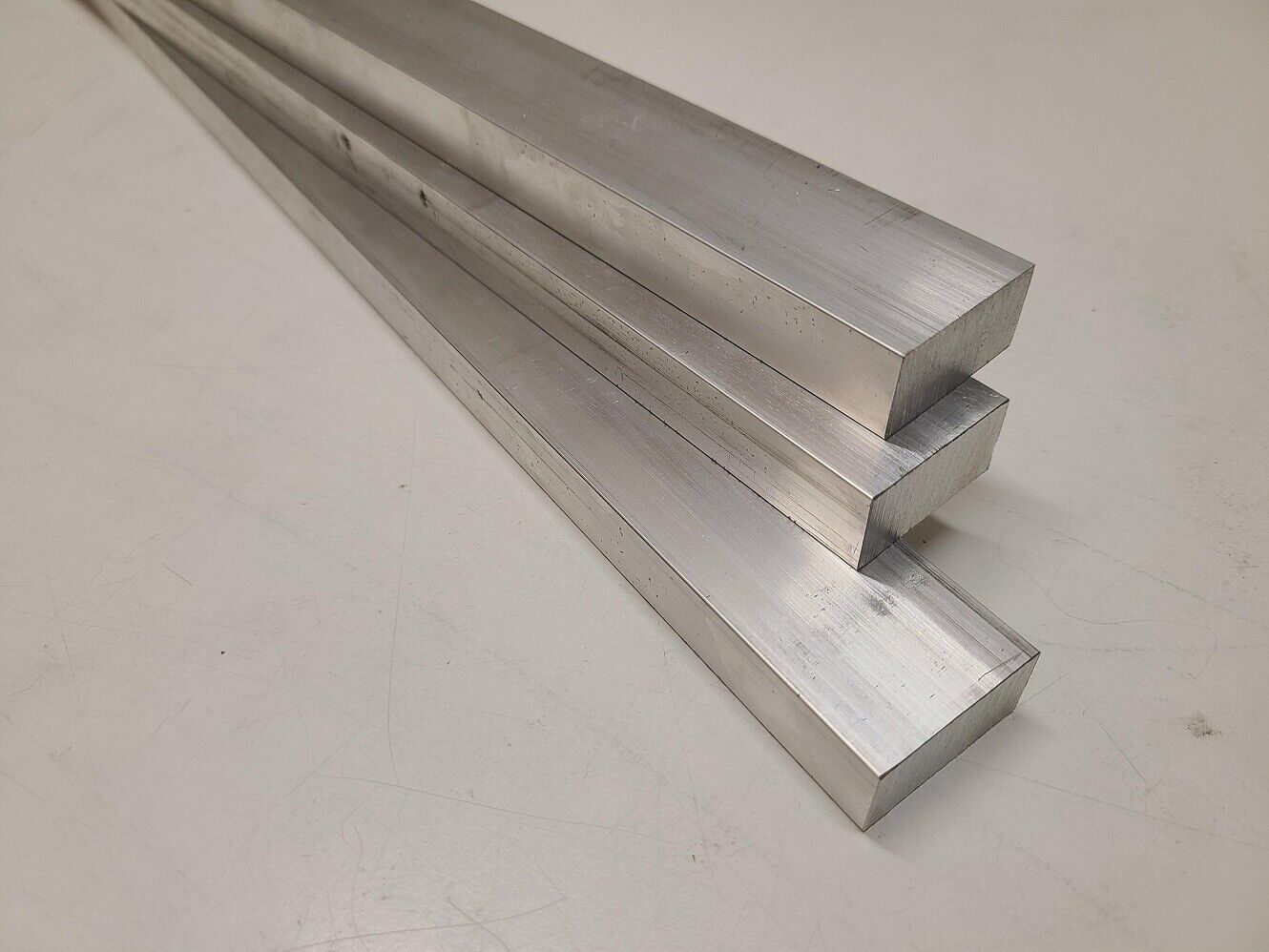 6061 Aluminum Flat Bar, 3/4" x 1-1/2" x 24" long, Solid Stock, Plate, Machining