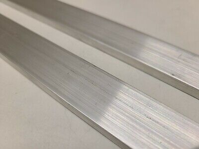 6061 Aluminum Flat Bar, 1/4" x 1" x 10" long, Solid Stock, 4 pack