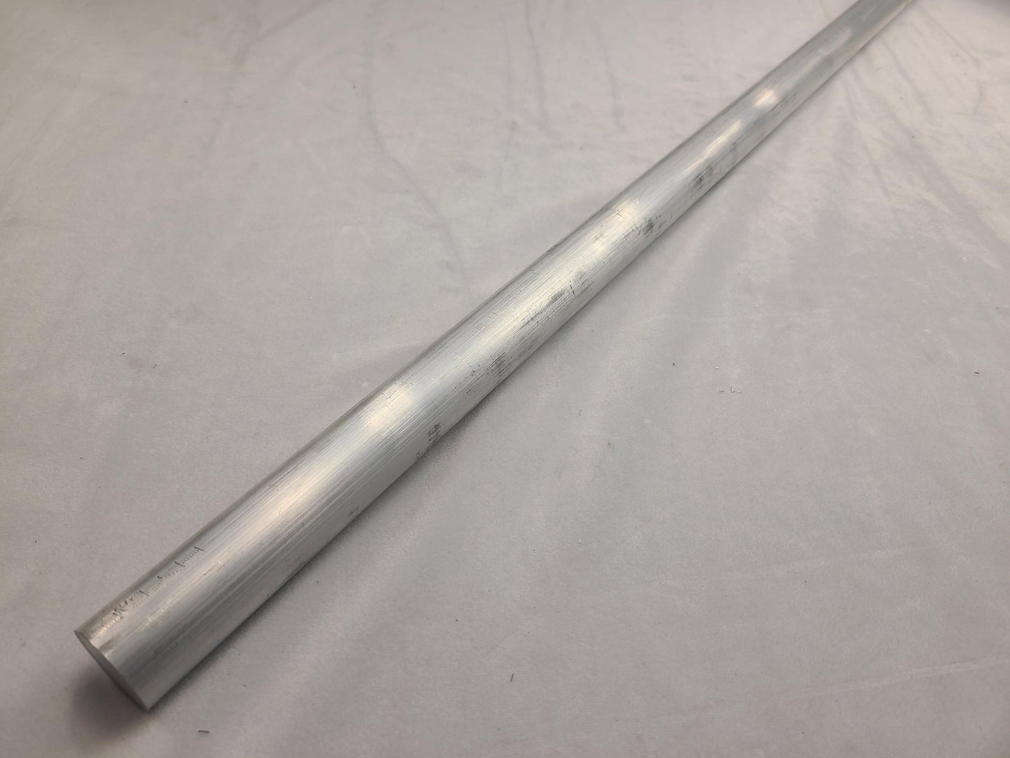 6061 Aluminum Round Bar, 1-1/4" Round, 36" Long, Lathe, Solid, T6511