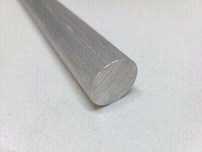 6061 Aluminum Round Bar, 1" Round, 10" long, Lathe, Solid, T6511, 2pk