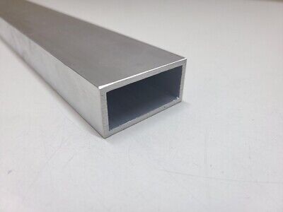 6063 Aluminum Tube 3/4" x 1-1/2" Rectangle, 1/8" Walls, 36" long, T52, Hollow