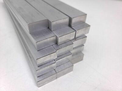 6061 Aluminum Flat Bar, 1/2 x 1 x 24" long, Solid Stock, Machining, T6511