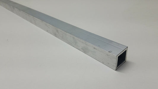 6063 Aluminum Tube 1" Square, 1/8" Walls, 36" long, T52, Hollow