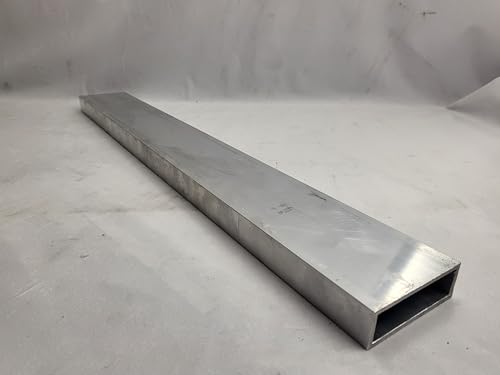 6063 Aluminum Tube 1" x 3" Rectangle, 1/8" Walls, 36" long, T52, Hollow