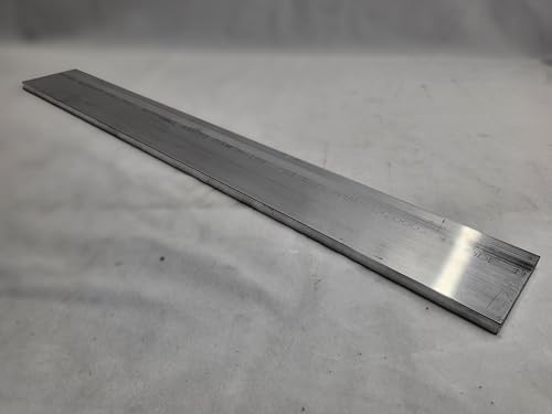 6061 Aluminum Flat Bar, 3/8" x 3" x 36" Long, Solid Stock, Plate, Machining, T6511