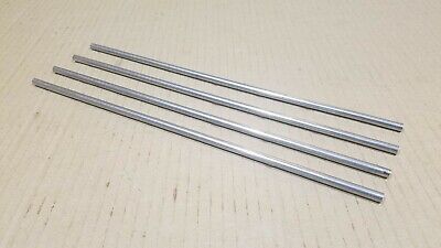 304 Stainless Steel 1/4" Round, 12" long bars, rods, 4 pack