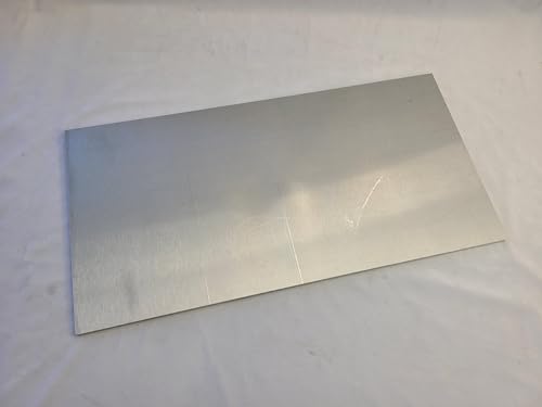 6061 Aluminum Plate, 3/8" x 12" x 24" Long, Solid Stock, Machining, T651