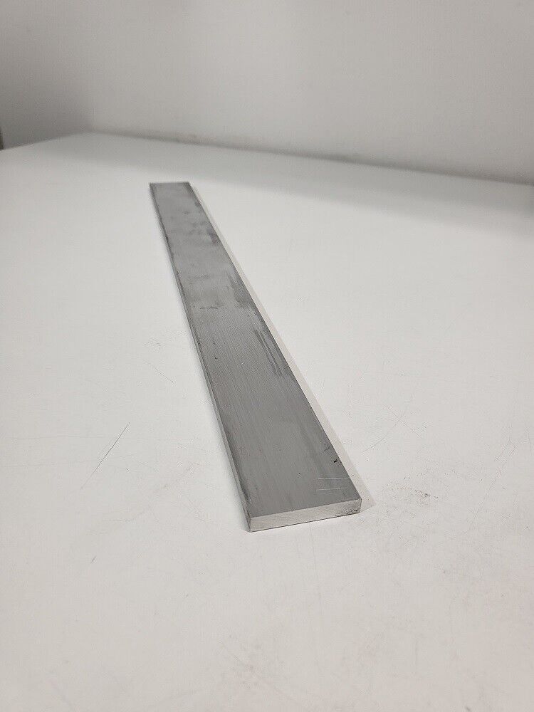 6061 Aluminum Flat Bar, 1/4" x 1-1/2" x 17" long, Solid Stock, Plate, 2 pack