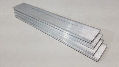 6061 Aluminum Flat Bar, 1/4" x 2" x 10" long, Solid Stock, Plate, Machining, 2pk