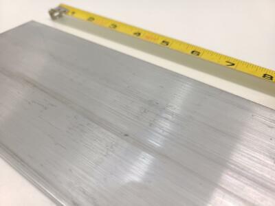 6061 Aluminum Flat Bar, 1/4" x 4" x 10" long, Solid Stock, Plate, Machining, T6511