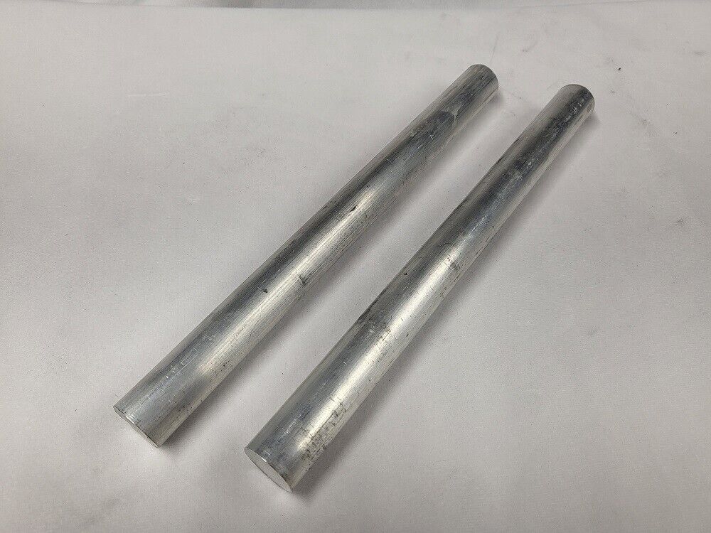 6061 Aluminum Round Bar, 7/8" Round, 10" long, Lathe, Solid, T6511, 2pk