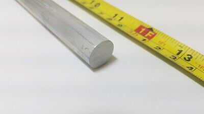 6061 Aluminum Round Bar, 5/8" Round, 12" long, Lathe, Solid, T6511, 2pk