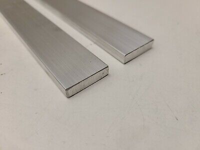 6061 Aluminum Flat Bar, 1/4" x 1" x 12" long, Solid Stock, 4 pack