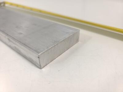 6061 Aluminum Flat Bar, 1/2" x 2" x 10" long, Solid Stock, Plate, Machining