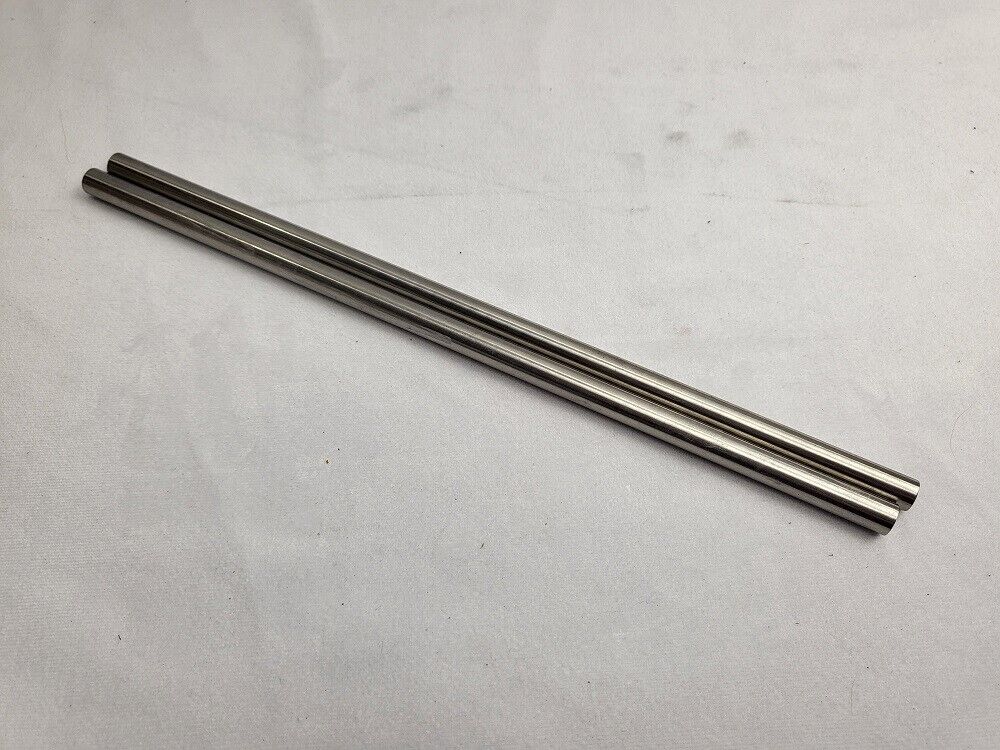 304 Stainless Steel 3/8" Round, 11" long bars, rods, 2 pack