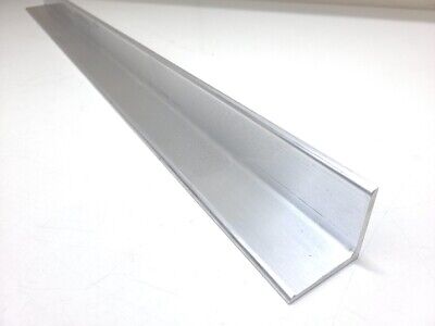 6061 Aluminum Angle, 2" x 2" x 46", 3/16" Thick Walls, Solid Stock, Bracket, T6511