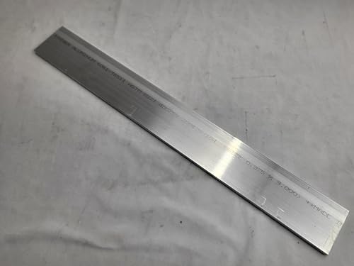 6061 Aluminum Flat Bar, 3/8" x 3" x 24" Long, Solid Stock, Plate, Machining, T6511