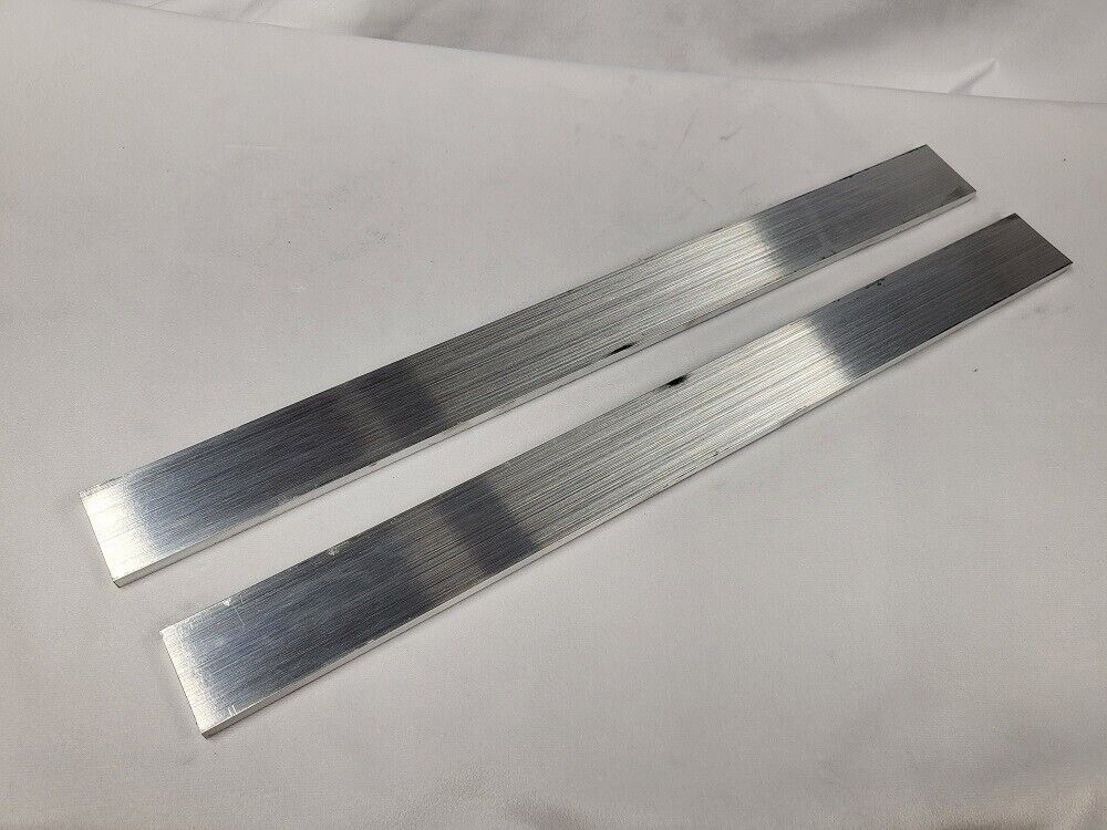 6061 Aluminum Flat Bar, 1/4" x 1-1/2" x 17" long, Solid Stock, Plate, 2 pack