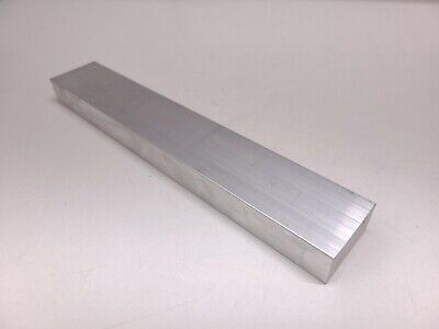 6061 Aluminum Flat Bar, 1 x 2 x 10" long, Solid Stock, Plate, Machining, T6511