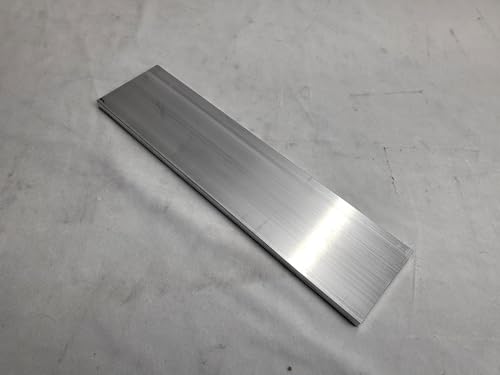 6061 Aluminum Flat Bar, 3/8" x 3" x 12" Long, Solid Stock, Plate, Machining, T6511