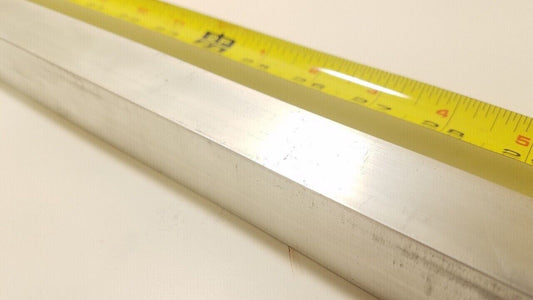 6061 Aluminum Square Bar, 1" Square x 46" long, Solid Stock T6511