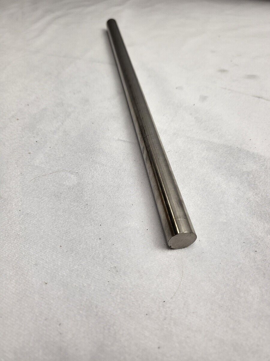 304 Stainless Steel 1/2" Round, 11" long bar, rod