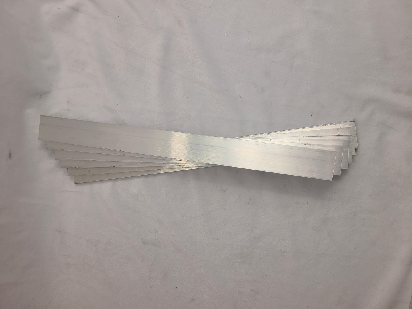 6061 Aluminum Flat Bar, 1/4" x 1-1/2" x 17" long, Solid Stock, Plate, 6 pack