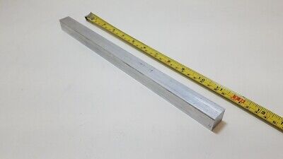 6061 Aluminum Square Bar, 3/4" Square x 12" long, Solid Stock, T6511, 2 pack