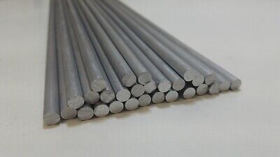 6061 Aluminum Round Bar, 1/4" Round, 12" long, Lathe, Solid, T6511, 4 pack