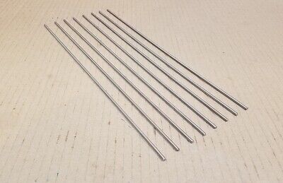 304 Stainless Steel 1/8" Round, 11" long bars, rods, 8 pack