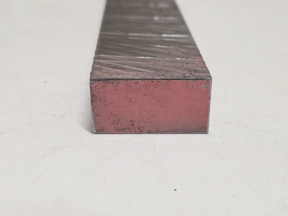 4140 Steel 1/2" x 1", 12" long bar, Heat Treated, Blacksmithing, Forging